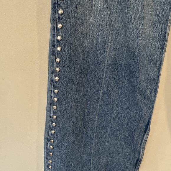 REFORMATION Cary High Rise Slouchy Wide Leg Jeans Size 28 2448 - Picture 8 of 13